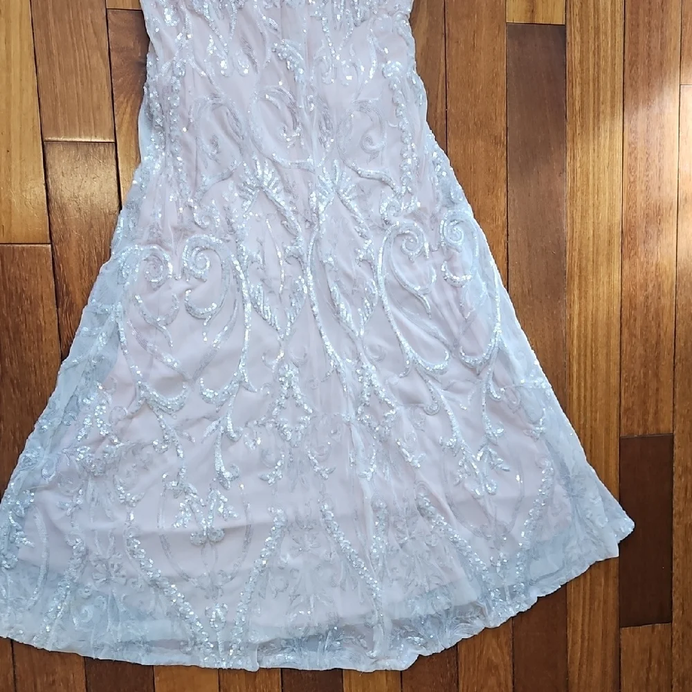 Windsor Blush Sequin Backless Dress - Picture 9 of 11